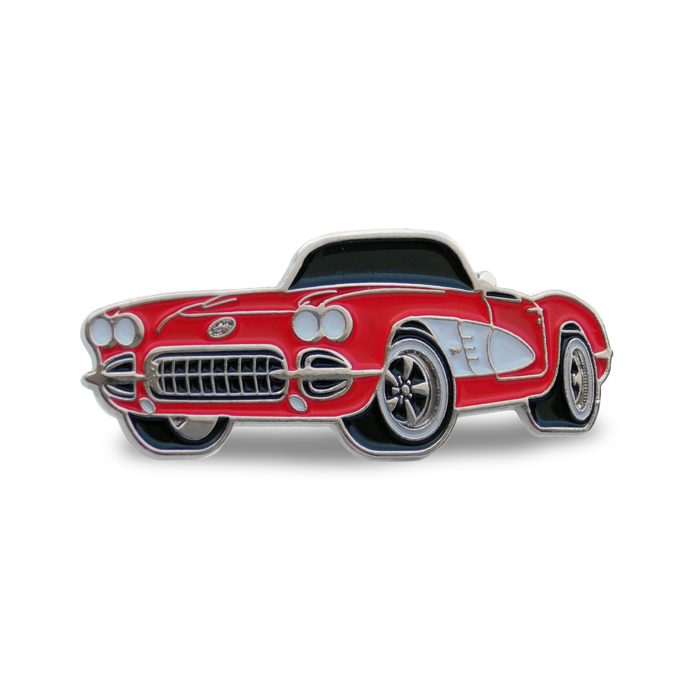 1958 Chevrolet Corvette C1 - Cool Car Pins™