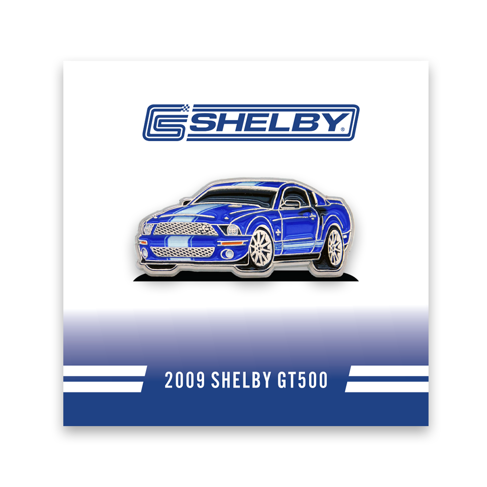 2009 Shelby GT500 - Blue / White Stripes