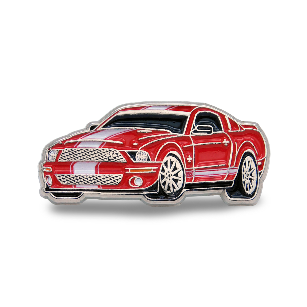 2009 Shelby GT500 - Red / White Stripes