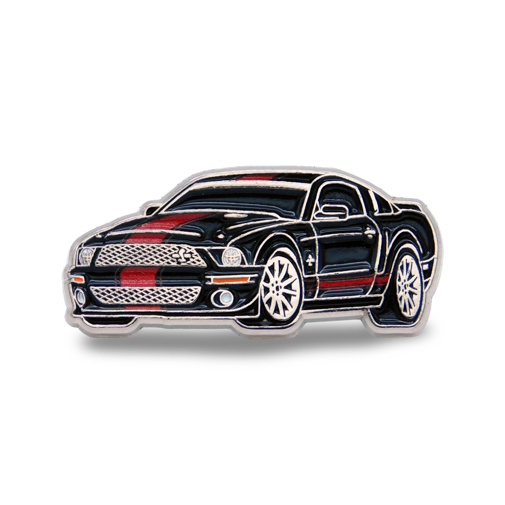 2009 Shelby GT500 - Black / Red Stripes