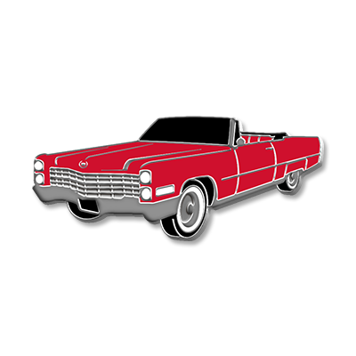1966 Cadillac DeVille Convertible | Cool Car Pins™