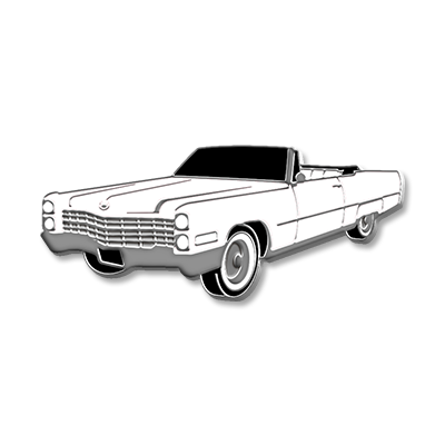 1966 Cadillac DeVille Convertible | Cool Car Pins™
