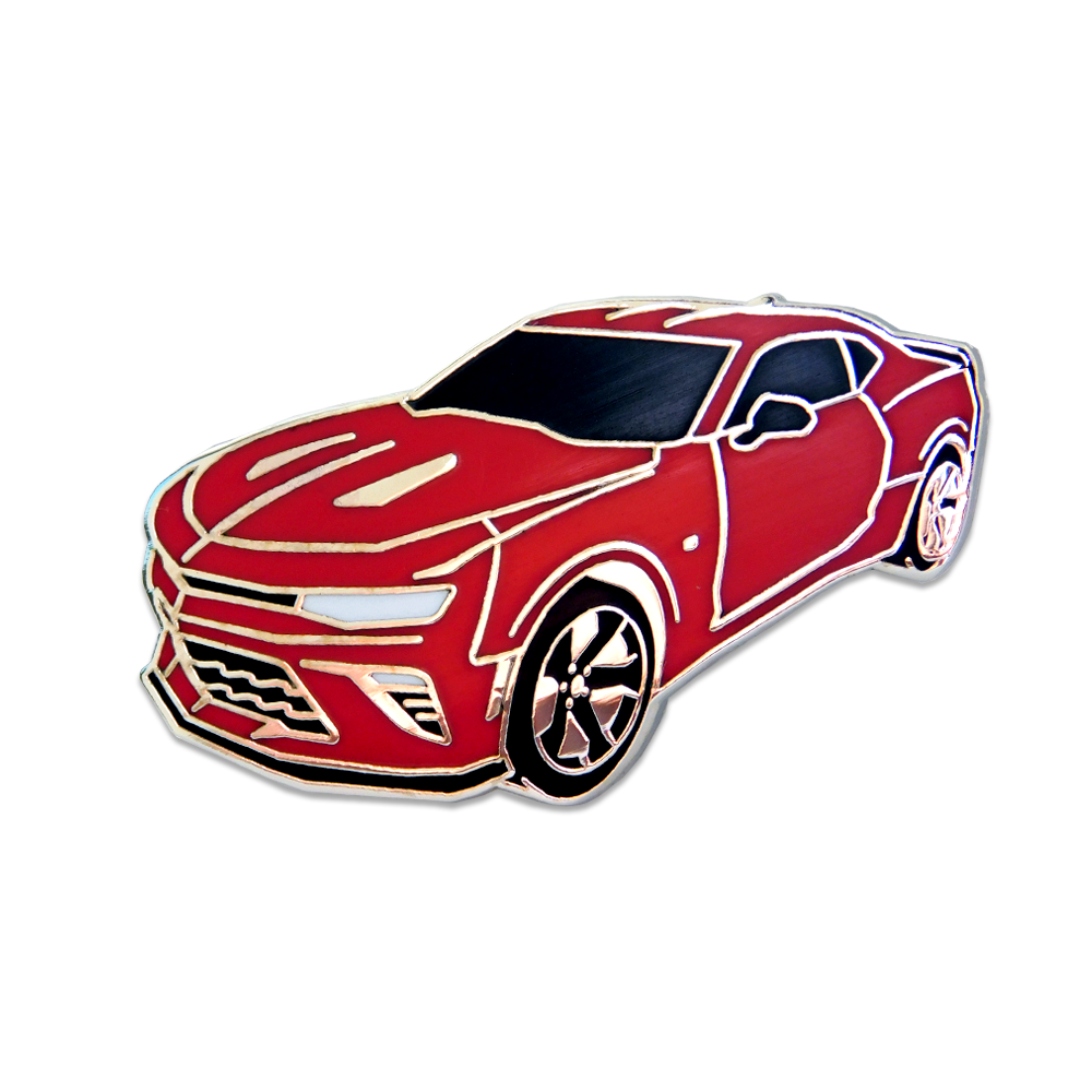 2018 Camaro SS 1LE (Red) - Cool Car Pins™