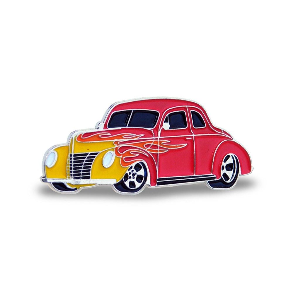 1940 Flame Coupe | Cool Car Pins™