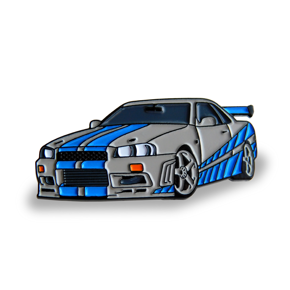 1999 Nissan Skyline R34 GT-R - Cool Car Pins™