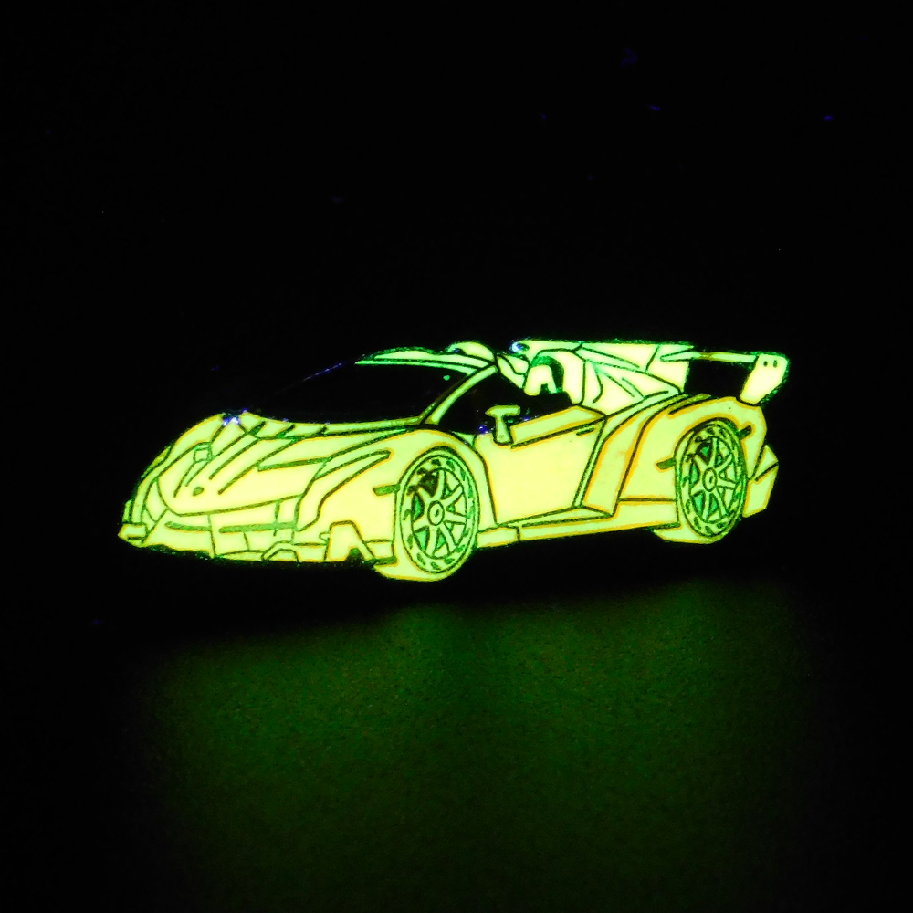 Veneno Legacy BT (GITD) - Cool Car Pins™