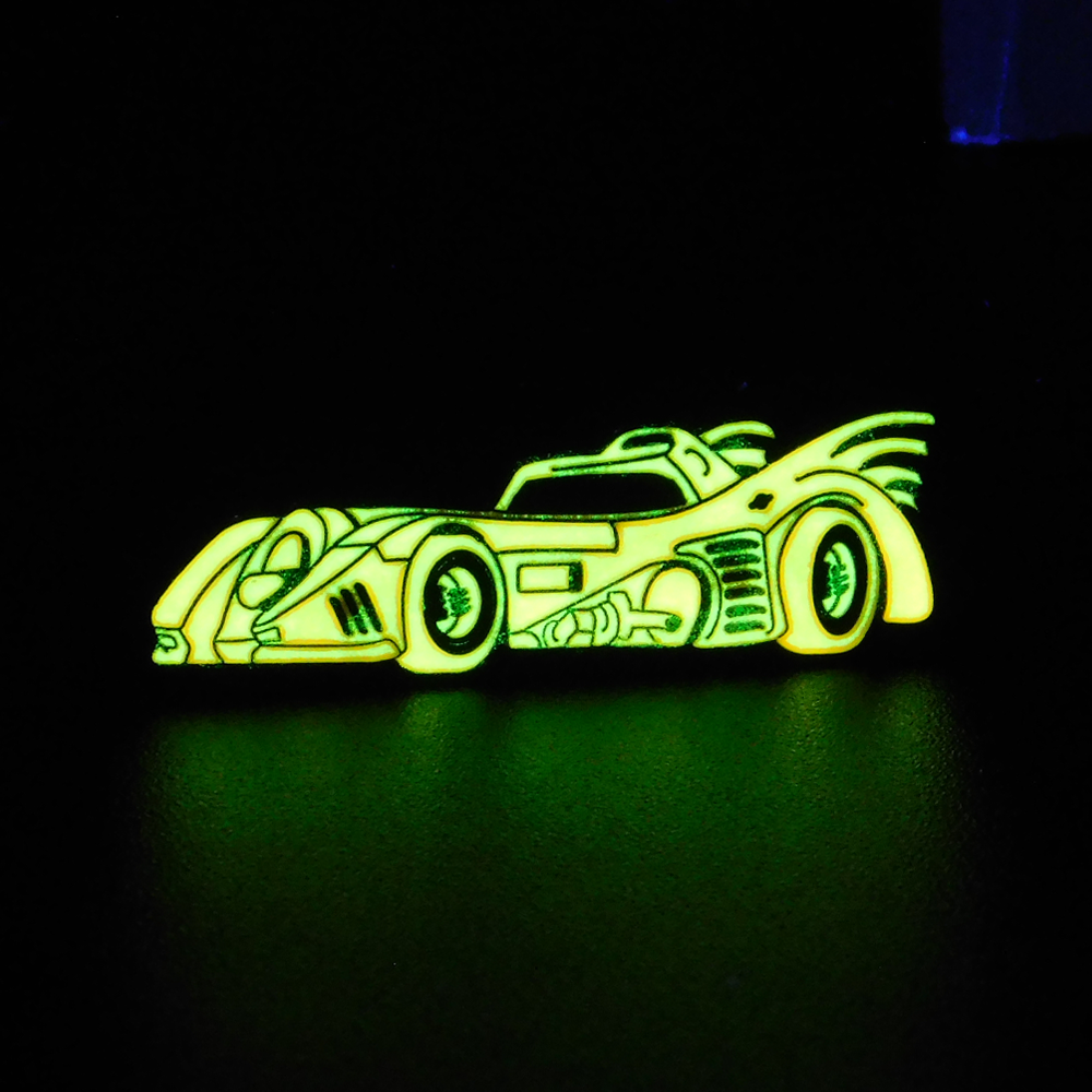 Batmobile Legacy TB (GITD) - Cool Car Pins™