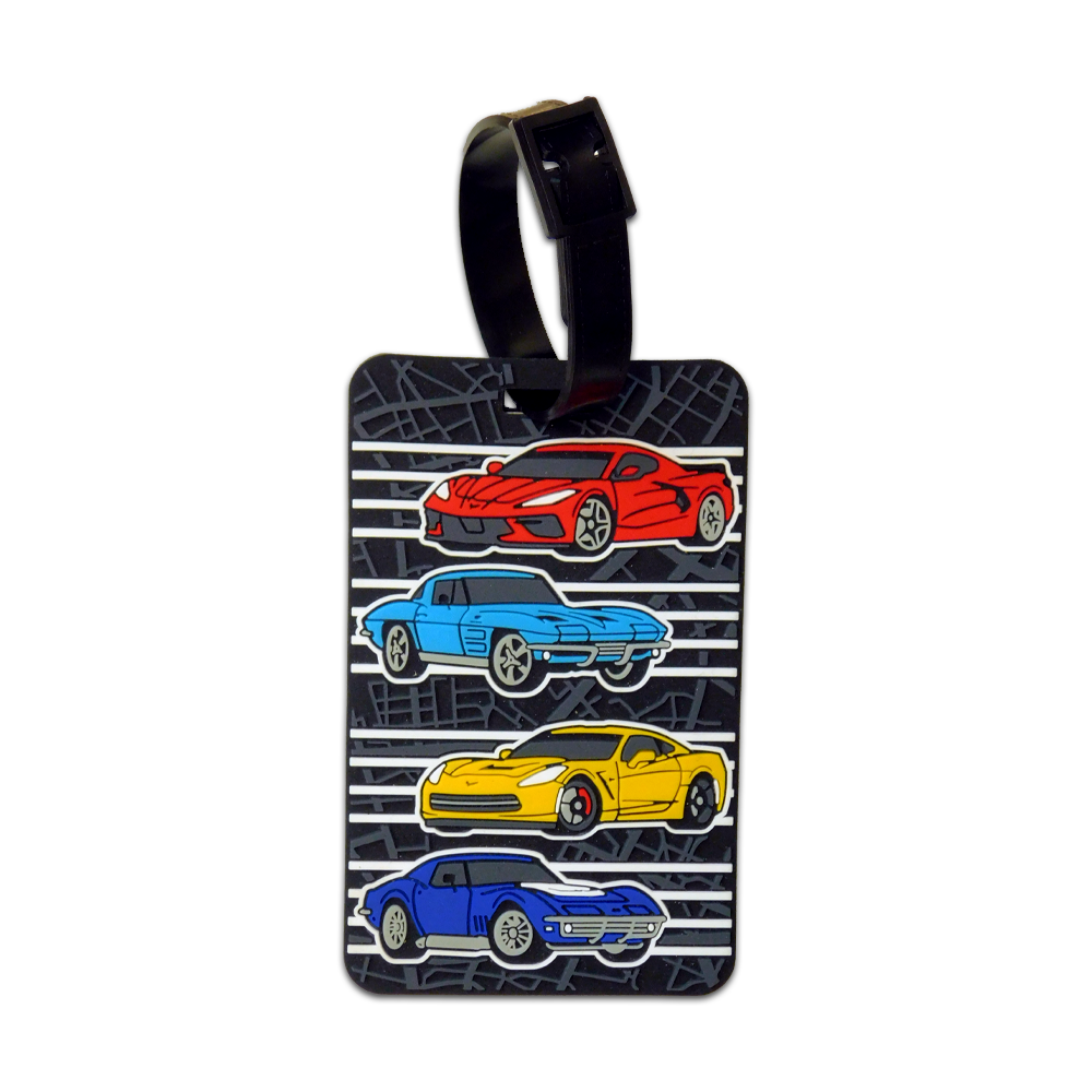 Corvette Luggage Tag - Cool Car Pins™