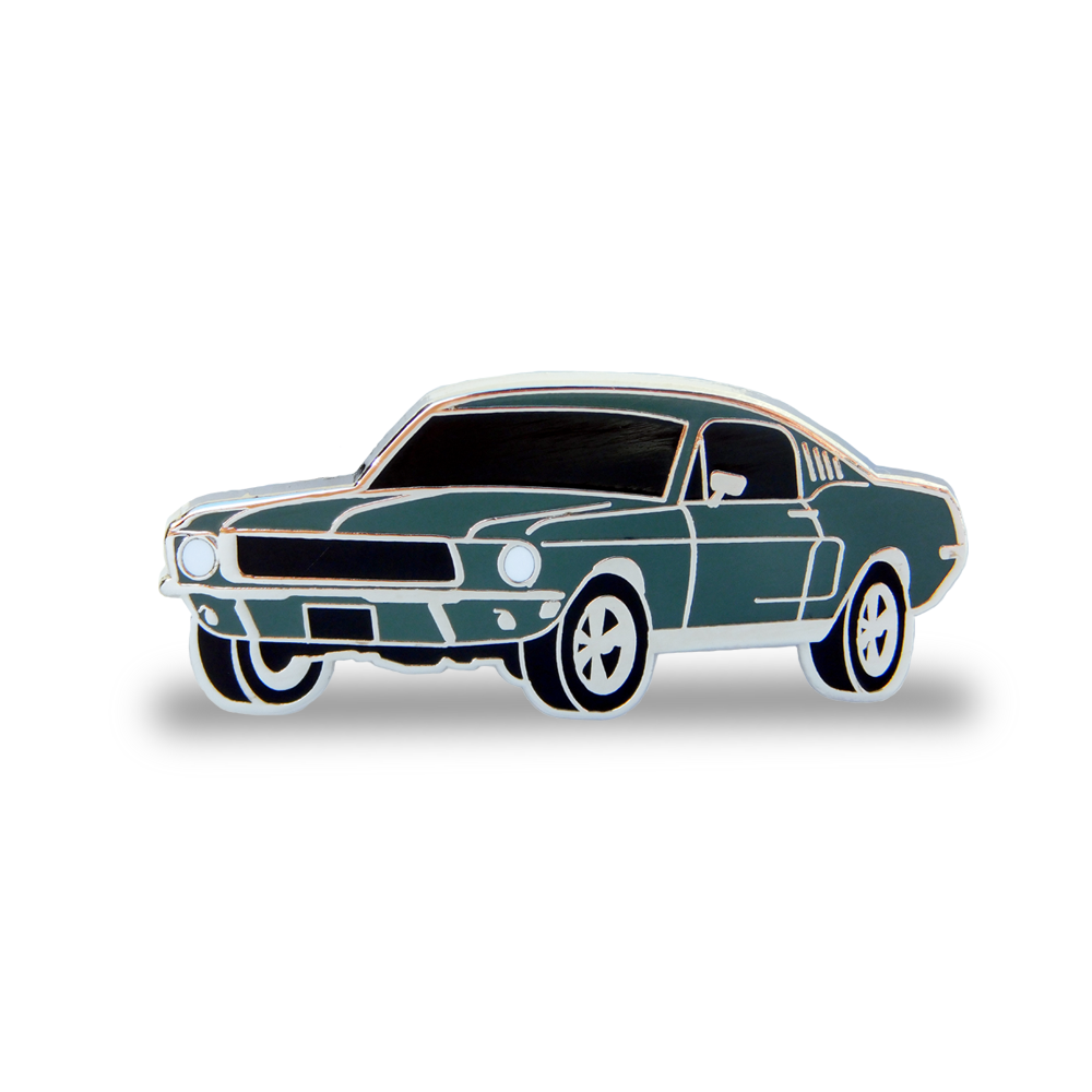 1968 Ford Mustang GT - Cool Car Pins™