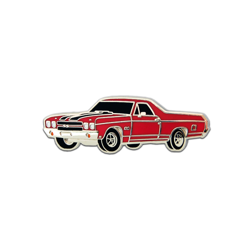 1970 El Camino SS (Red) - Cool Car Pins™