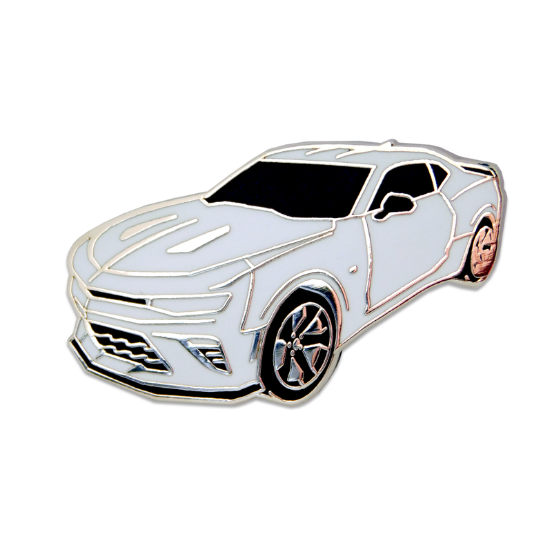 2018 Camaro SS 1LE (White) - Cool Car Pins™