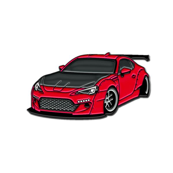 2013 Bagged Rocketbunny V2 BRZ - Cool Car Pins™