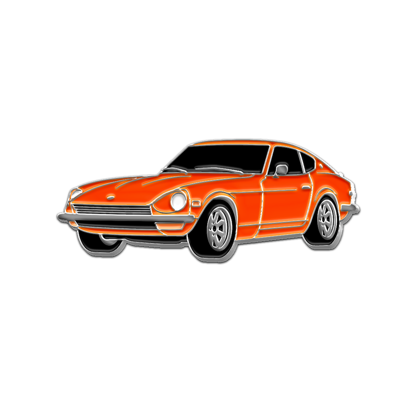 Datsun 240z (Orange) - Cool Car Pins™