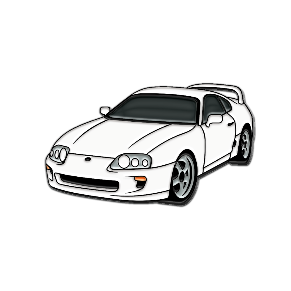 Toyota Supra Mk4 - Cool Car Pins™