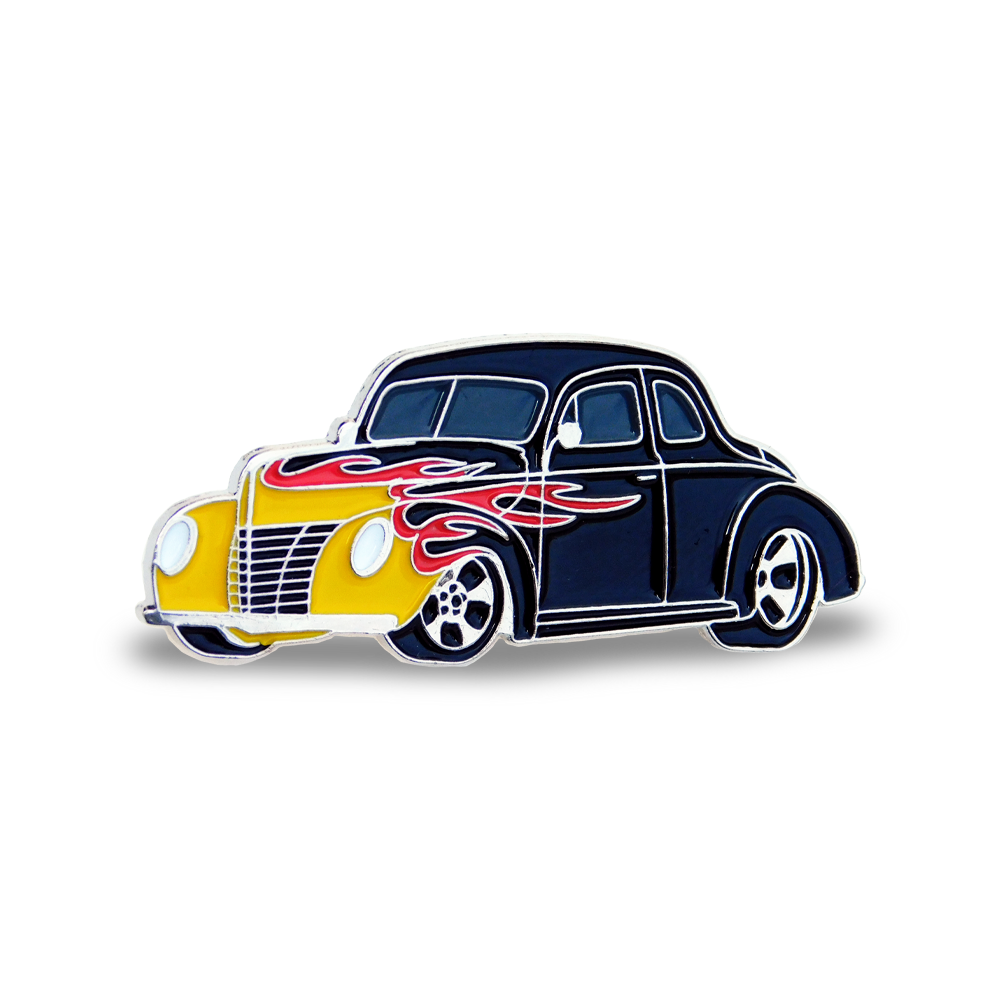 1940 Flame Coupe - Cool Car Pins™