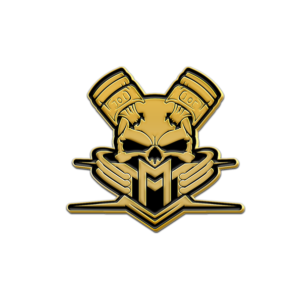 Maro Maniacs Logo Pin (Gold)